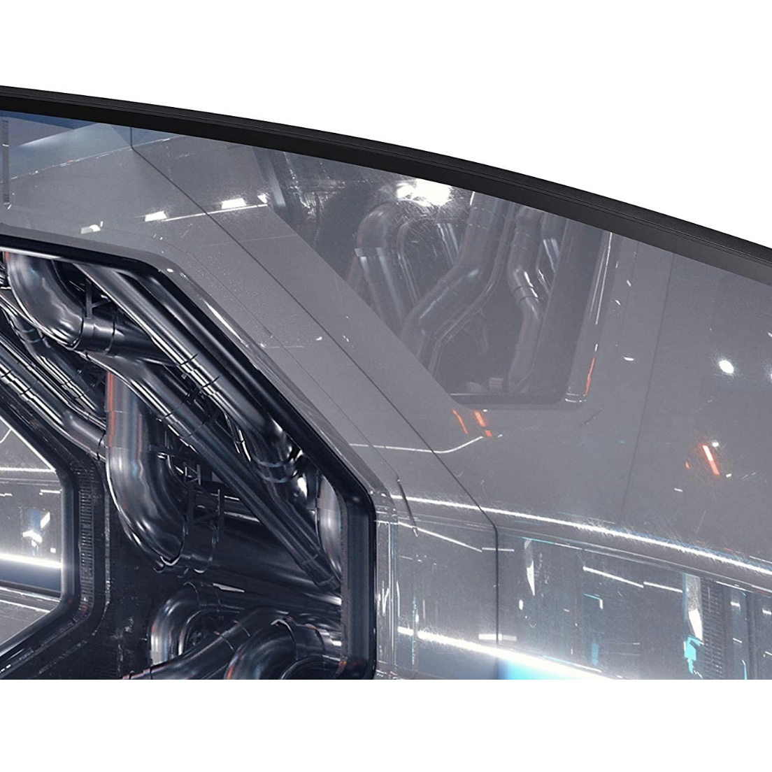 Samsung Odyssey G9 (C49G93TSSU) 49 Inch 240Hz Gaming Monitor (5,120 x 1,440 pixel, 1ms, QLED, DQHD, 1000R, Dual Monitor, HDR, G-Sync Compatible, Ultrabwide) White/Black [Energy Class G - Image 3