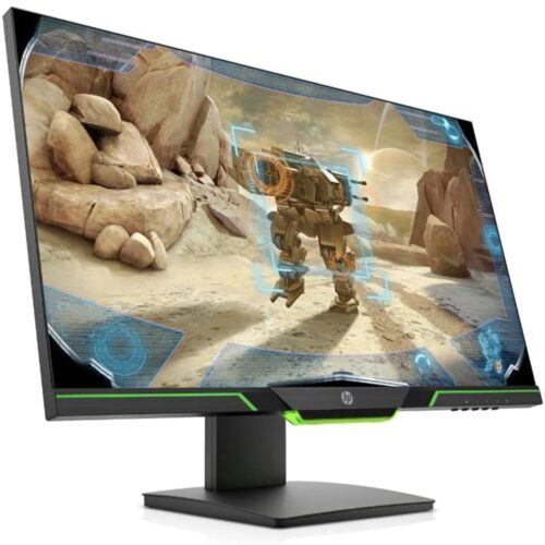 HP 27xq monitor gaming display (27 inch display, QHD, 144Hz, AMD FreeSync Premium, DisplayPort, HDMI, 1ms response time, height adjustable) black [Energy Class G]
