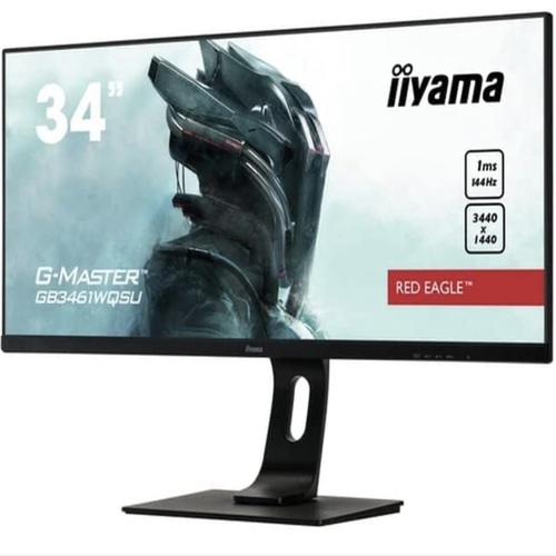 iiyama G-Master Red Eagle GB3461WQSU-B1 34" ADS-IPS LED Monitor, UWQHD, 144Hz, Black [Energy Class G]
