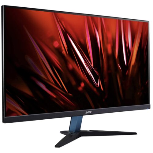 Acer Nitro KG272U Gaming Monitor 27 inch (69cm screen) WQHD, 75Hz, 1ms (G2G), 2xHDMI 1.4, DP 1.2a, HDMI/DP FreeSync, black/blue [Energy Class A]