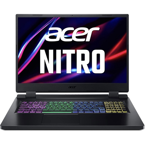 Acer Nitro 5 (AN517-55-78NJ) Gaming Laptop 17 inch Windows 11 Home - FHD 144Hz IPS Display, Intel Core i7-12700H, 16GB DDR4 RAM, 1.000GB M.2 PCIe SSD, NVIDIA Geforce RTX 3070 TX i - 8 GB GDDR6