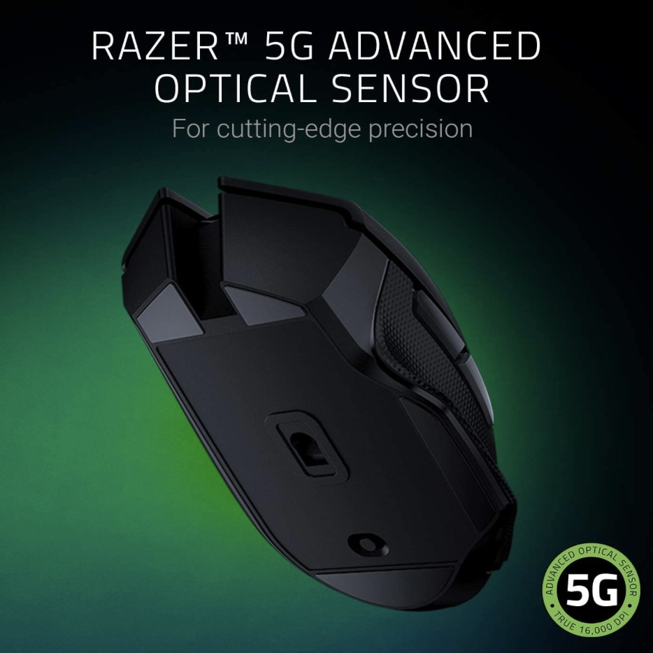 Razer Basilisk X Hyperspeed Wireless Gaming Mouse, Black - Image 4