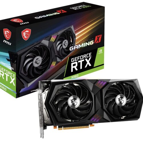 MSI GeForce RTX 3060 GAMING X 12G, Gaming Graphics Card - RTX 3060