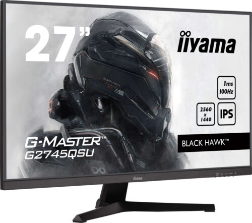 iiyama G-Master Black Hawk G2745QSU-B2 27" Quad HD 100Hz IPS monitor