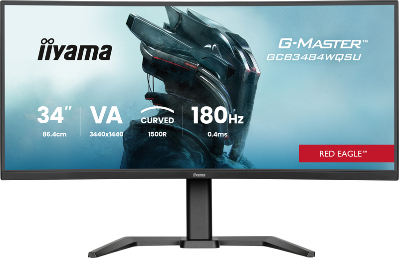 iiyama G-Master Black Hawk GCB3484WQSU-B1 34" Ultra Wide Quad HD 180Hz VA Gaming monitor - Image 2