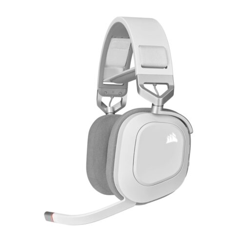 Corsair HS80 RGB Wireless Gaming Headset - White