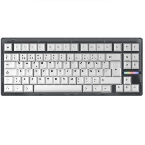 Wooting 80HE Ghost ISO + BoW Keycaps