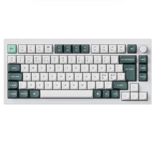 Keychron Q1 HE ISO RGB Hotswap Keyboard [Nebula] - White