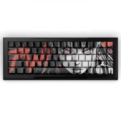 Pwnage Zenblade 65 V2 – Hall Effect Gaming Keyboard Nyomi Red Edition – Black