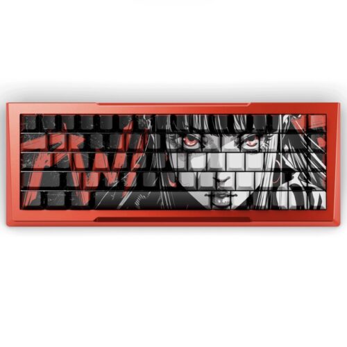 Pwnage Zenblade 65 V2 – Hall Effect Gaming Keyboard Nyomi Red Edition – Red