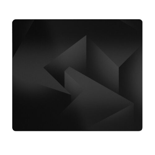 GLSSWRKS Polarity Series Glass Mousepad - Large - Black
