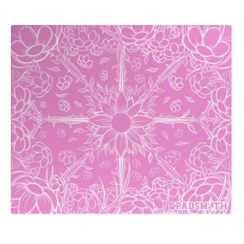 Padsmith Rosa Pink Glass Mousepad - Balanced V2