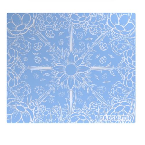 Padsmith Rosa Blue Glass Mousepad - Balanced V2