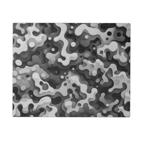 TJ Exclusives Cerapad Kin X Glass Mousepad - Black Splat